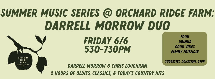 summer music series Darrell Morrow duo