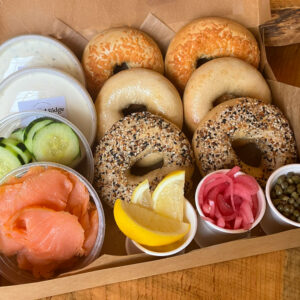 Holiday Bagel Board